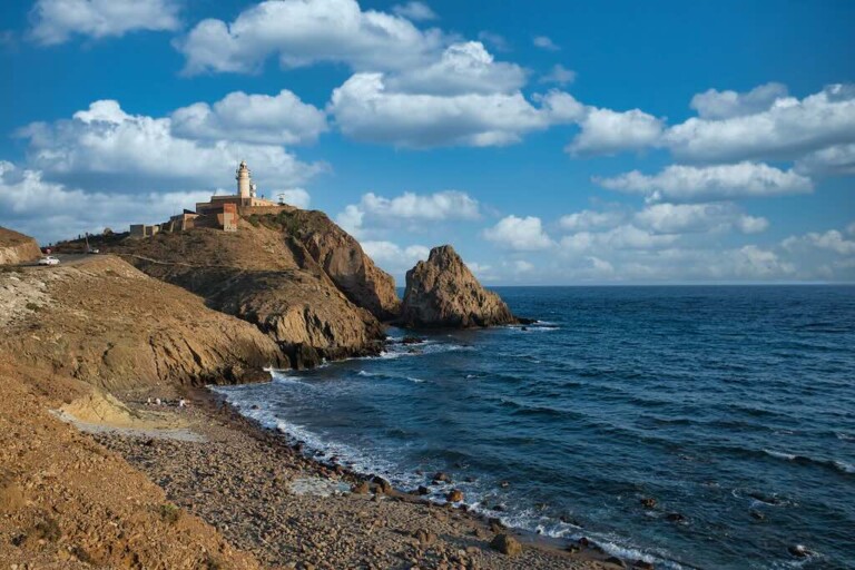 Faro en la Costa de Almería