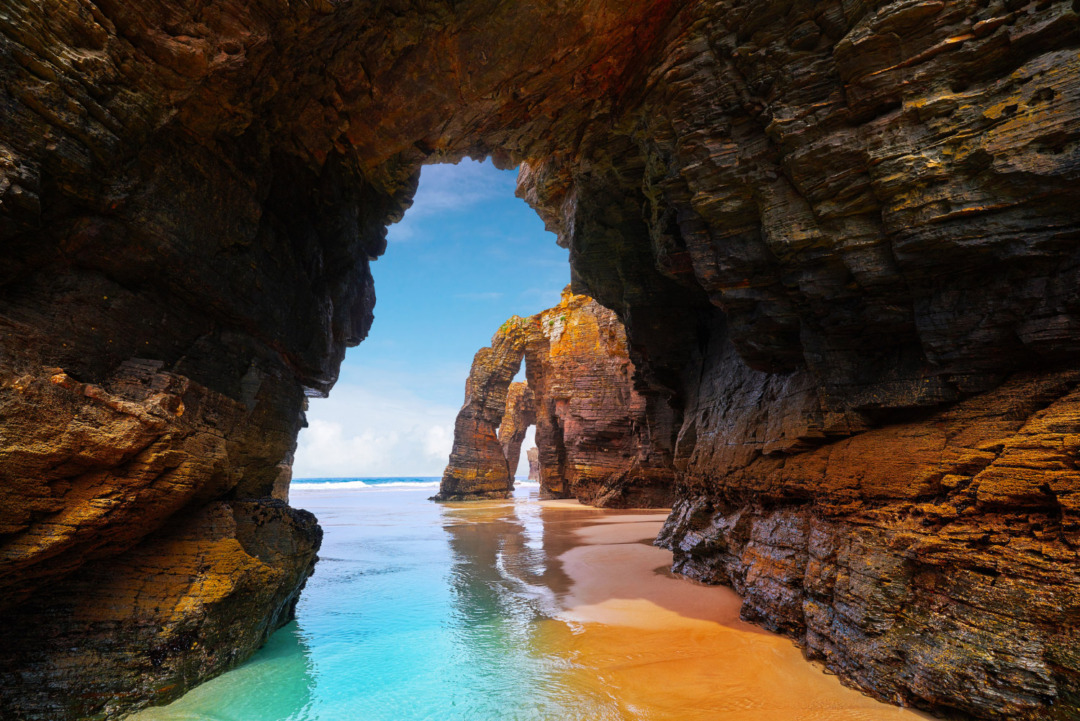 Playa de las Catedrales en Ribadeo (Lugo)