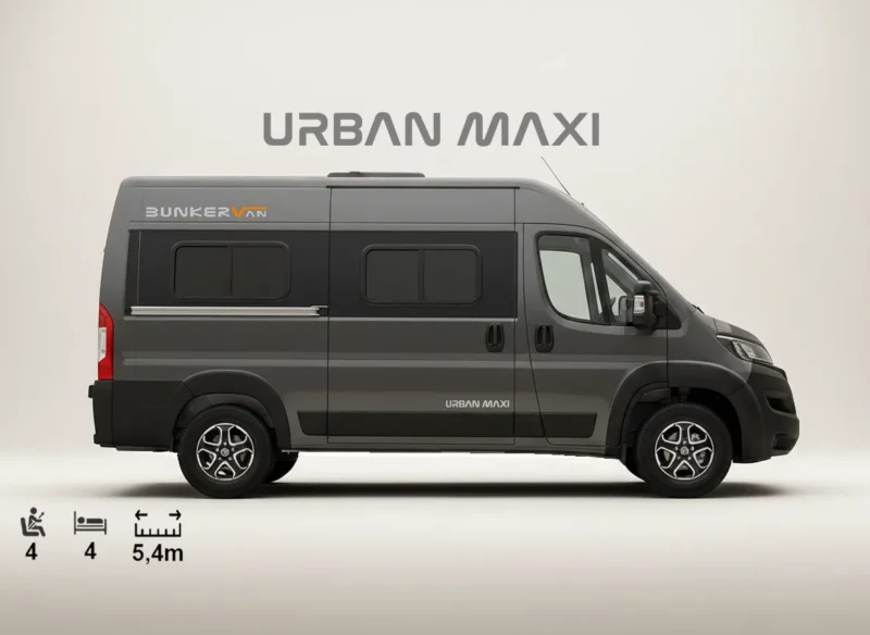 Bookingvans - Bunkervan Urban Maxi